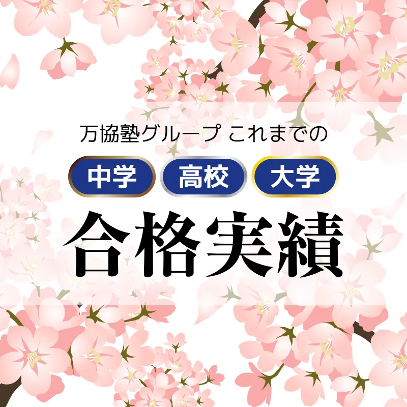 これまでの中学・広告・大学の合格実績